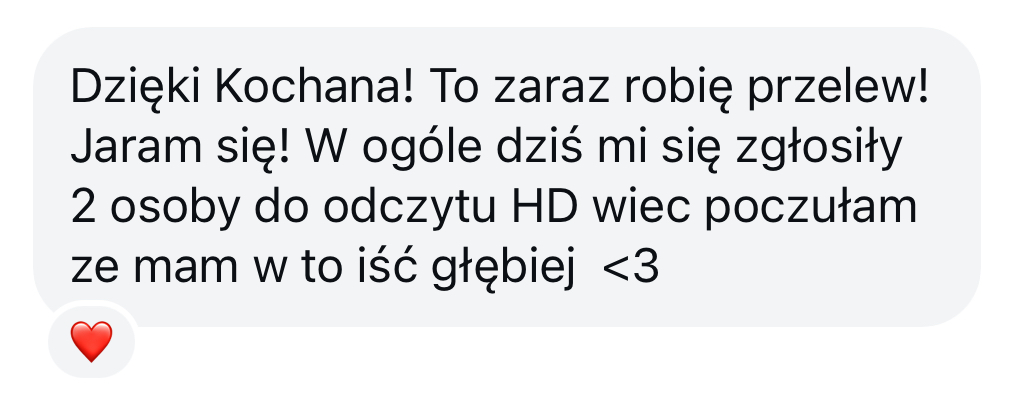 Wiadomość: zgłosiły się dwie osoby na odczyt HD
