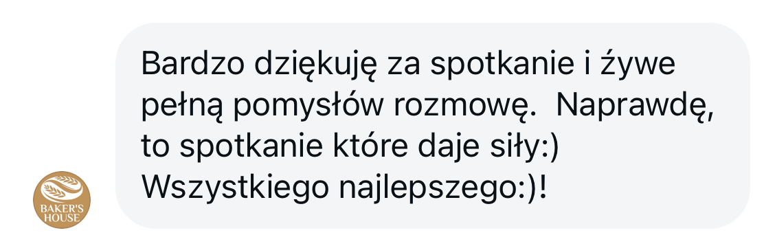 Wiadomość: to spotkanie, które daje siły