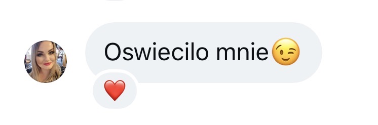 Wiadomość: oświeciło mnie